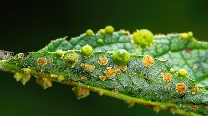 Poster - Fungal growth on a leaf