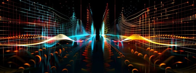 Poster - Frequency Scanning Captivating Digital Visualization of Frequency Waves and Particles in Motion