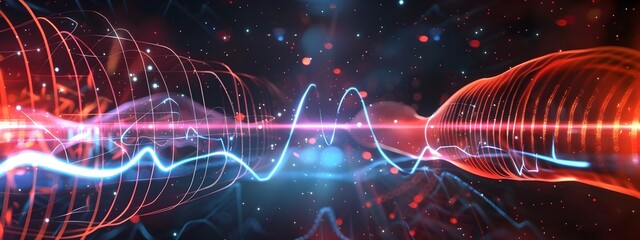 Poster - Frequency Lock Ethereal Visualization of Locking onto a Specific Sound Wave