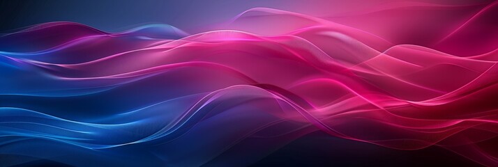 Poster - Vibrant abstract wave background