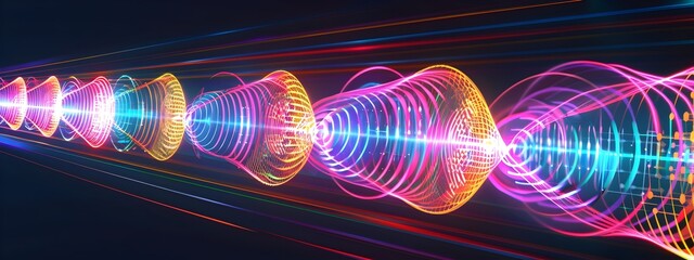 Poster - Frequency Heterodyning Mixing Wavelengths to Generate New Frequencies and Patterns