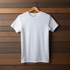 Wall Mural - Sleek & Simple Blank white T-Shirts