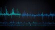 © Neelam - Sound waves Frequency audio waveform music wave HUD interface element.generative.ai