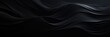 © Aksana - Abstract black silk texture background with flowing, wavy patterns and smooth gradients. Horizontal image with space for text.Luxury design, black elegance, abstract background, smooth silk, dark wa