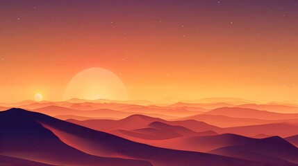 Wall Mural - Sunset