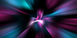 © gojalia - Futuristic light ray acceleration - radiant speed lines in blue and pink neon, perfect for abstract backgrounds