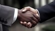 © CStock - two businessmen shaking hands after a successful deal,