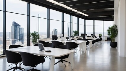 Wall Mural - modern office interior.