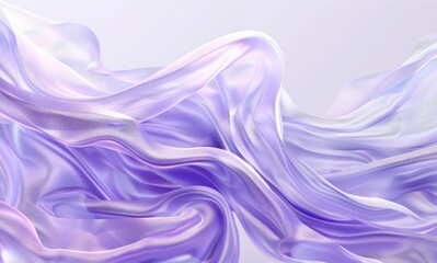Wall Mural - Fashion smooth elegant flying cloth. Abstract 3D art background.