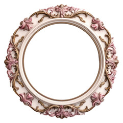 Wall Mural - png jewelry locket circle frame.