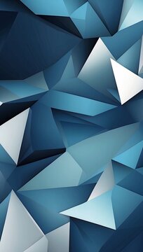 Abstract polygonal space blue background
