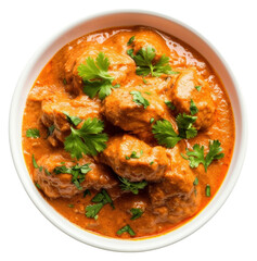 Poster - PNG Photo of chicken tikka masala curry food meat.