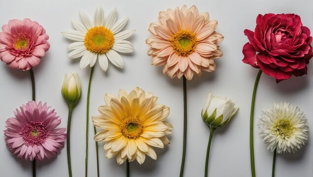 A collection of flowers including one that says flowers background.