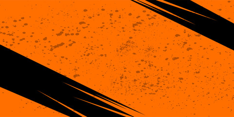 Wall Mural - Vector Comic Book and Journal Background. Orange Grunge Texture.