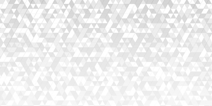 vector geometric seamless technology gray and white triangle element light background. abstract digi