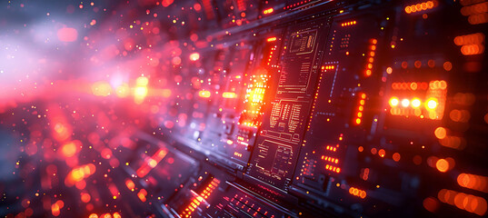 closeup of virtual data storage units within the cloud showing detailed data structures and holographic interfaces Macro Photography and RealTime Eye AF highlight the intricate digital details