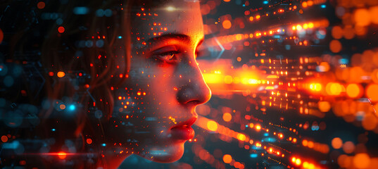 closeup of virtual data storage units within the cloud showing detailed data structures and holographic interfaces Macro Photography and RealTime Eye AF highlight the intricate digital details