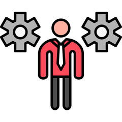 Sticker - Business People Icon