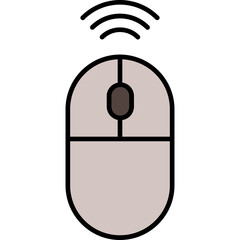 Canvas Print - Wireless Mouse Icon