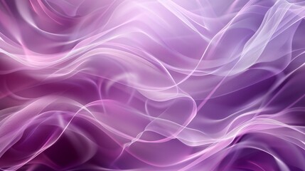 Poster - Abstract purple background with a smooth gradient, soft lines and curves, simple and elegant style, high resolution. Generative AI.