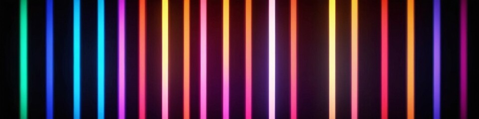 Wall Mural - 3d render abstract colorful background illuminated with colorful neon light glowing curvy line simple wallpaper