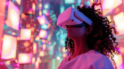 Poster - Design a guide to the creative opportunities in the metaverse. Include information on virtual art, music, fashion, and architecture, and how creators can monetize their work.