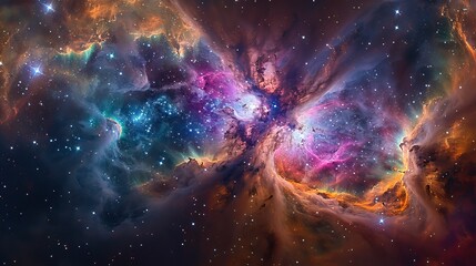 Poster - A beautiful image of the Tarantula Nebula in the Large Magellanic Cloud.