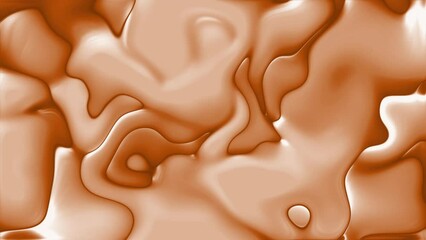 Wall Mural - Abstract gradient surface wavy animated background.