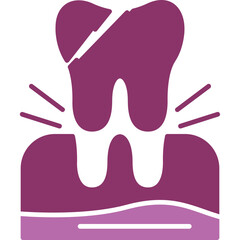 Sticker - tooth Extraction Icon