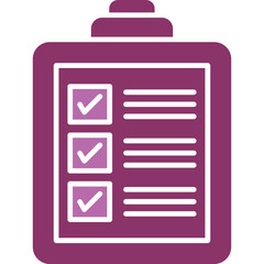 Wall Mural - Checklist Icon