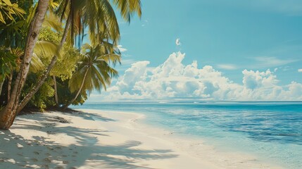 Wall Mural - A coastal view with wonderful sand