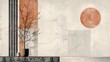 © tanongsak - Minimalist Lines and Shapes: Capture a minimalist background with clean lines and simple geometric shapes in neutral colors.