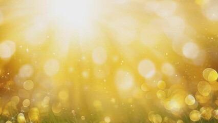 Wall Mural - natural summer concept with bokeh effect