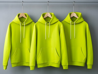 Premium Hoodie mockup, fashionable hoodie on hanger, Clothing mockup, apparel hoodie mockup