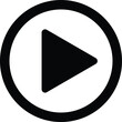 © vedpku - Video Play sign, Play button icons, Play icon, Play video symbol
