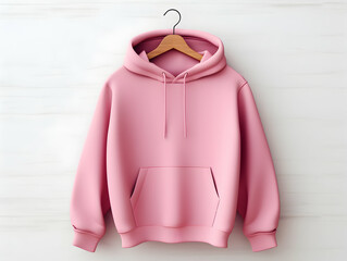 Premium Hoodie mockup, fashionable hoodie on hanger, Clothing mockup, apparel hoodie mockup