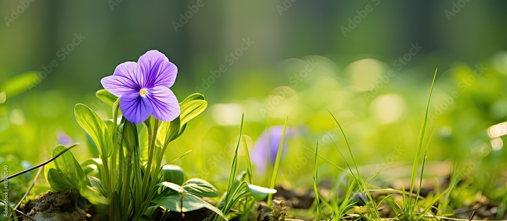 Viola Rivinia Viola riviniana, commonly known as wood violet, is a small purple ...