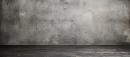 Aufkleber - Old gray textured cement floor with a weathered look, offering a rustic charm and ideal as a backdrop for copy space images.
