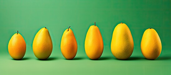 Poster - The mango effect is minimal. with copy space image. Place for adding text or design