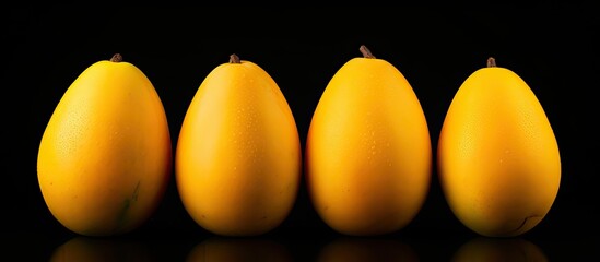 Poster - The mango effect is minimal. with copy space image. Place for adding text or design