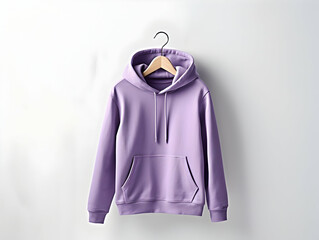 Premium Hoodie mockup, fashionable hoodie on hanger, Clothing mockup, apparel hoodie mockup