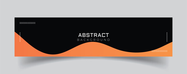 Wall Mural - linkedin banner with abstract pattern background