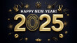 © infinity hopes stock - happy new year 2025 greeting, new year 2025, happy new year , banner, AI Generative