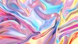 © Maenjari - Abstract holographic iridescent neon liquid metal texture background. Colorful abstract gleaming fluid material..