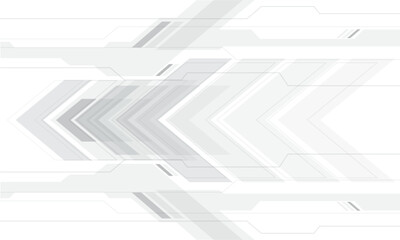 Wall Mural - Abstract grey arrow speed technology dynamic geometric on white design modern futuristic creative vector