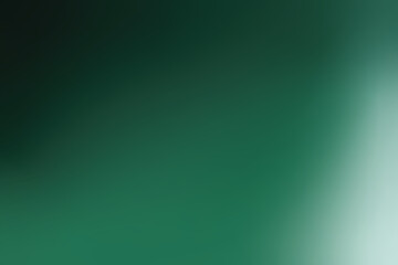 Wall Mural - emerald green gradient background vector with glowing light and copy space for design