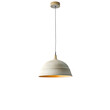© Big - minimalist ceiling hanging lamp, front elevation isolated on background