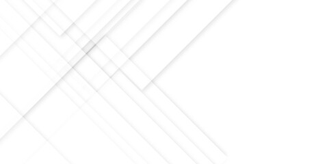 Abstract geometric background banner and business technology concept, White background business line pattern of geometry, soft white or grey abstract modern geometric lines.