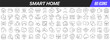 © stas111 - Smart home line icons collection. Big UI icon set in a flat design. Thin outline icons pack. Vector illustration EPS10