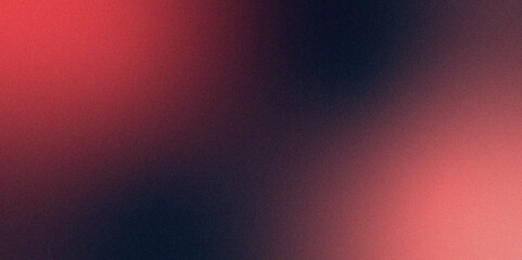 Fototapete - Abstract Fiery burnt RED foil gradient in pastel Dark shimmer. Red, Orange & Purple dark grainy gradient noise glowing texture ombre effect. Textured with rough grain, noise, and bright spots.